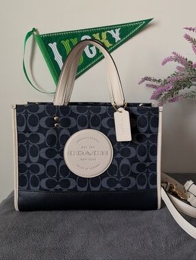Coach Dempsey 29 Carryall In Signature Denim